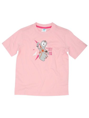 Olympic girls mascot t-shirt Pink AGE 6