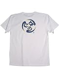 Uneri - Swell. A calligrapher's interpretation of the kanji for the word uneri. A large graphic appears on the back and a smaller one on the front left breast. This 100% cotton t-shirt is available in white and charcoal.