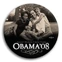 buy one get one FREE!!!!! BARACK MICHELLE OBAMA -FIRST FAMILY BUTTON PIN