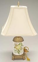 Portmeirion Pomona Canister Lamp with Shade, Fine China