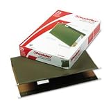 Pendaflex 4153X2 Hanging Box Bottom Folder w/Infopocket, Standard Green, Legal, 2 Cap., 25/box