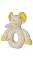Eco Friendly MiYim Certified Organic Non Toxic & Chemical Free Elephant Baby Rattle & Teether