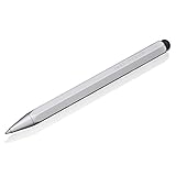 【日本正規代理店品】Just Mobile AluPen Pro (ボールペン付き鉛筆型スタイラスペン) シルバー JTM-PD-000012