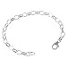  VINANI German 925 Sterling Silver Basic Charm Bracelet for Charms 7.87