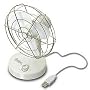 Oscillating USB Desk Fan, White