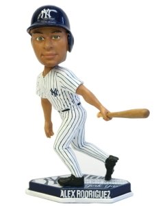 New York Yankees Alex Rodriguez Forever Collectibles Plate Base Bobble Head