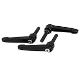 uxcell クランプハンドル　レバー　ノブ　クリップ　ブラック　レース　調整　M8x30mm