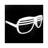 New Hip Hop Shutter Shades w/ Mirror Lens - (Various Frame Colors), Purple