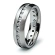 Stainless Steel Ring with CZ (Sizes 8-12)