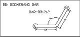 Boomeran Bar Powder Coat 12 TW 150