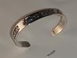 Hopi Silver Overlaid Cuff Bracelet - BR-0006