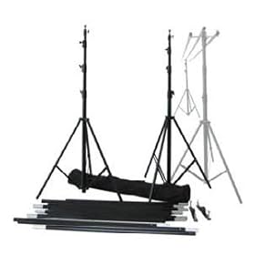 Studiohut Aluminium Multiple Background Support Stand (10ft wide) with carry bag