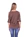Hollywood Star Fashion Cold Shoulder Top Shirt Blouse Elbow Length Sleeves