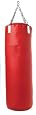 Red Heavy Duty Punching Bag With Chains