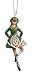 3.75" Woodcut Irish Dancer Girl Christmas Ornament