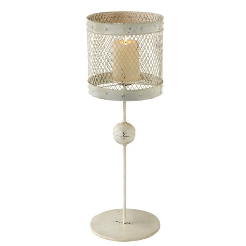 24 Distressed Wire Mesh Candle Holder