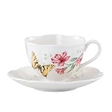 Lenox Butterfly Meadow Tiger Swallowtail Cup and Saucer Set
