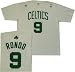 Boston Celtics Rajon Rondo White Adidas T Shirt Size Medium