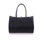 Exist Live Embossed Suqare Black PU L...