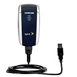 Classic Straight USB Cable for the Samsung SCH-A560 with Power Hot Sync and Charge capabilities - Gomadic Brand w/ TipExchange Technology