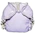Kissaluvs Cotton Fleece Fitted Diaper, Purple, 0 - Newborn 5-15lbs