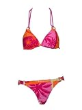 Guess Tropical Orange Triangle Retro Bikini