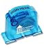 Flag Dispenser w/ Flags - Sign Here Translucent - 50 with your logo