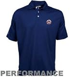 Antigua New York Mets Royal Blue Excellence Performance Polo