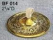 Embossed Brass Finger Cymbals-2.25"D-BF014