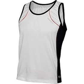 Buy Descente 2009 Mens Ice Cyling Singlet - White Black - 13323whbk