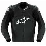 Alpinestars MX-1 Leather Motorcycle Jacket Black 52