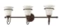 American Fluorescent BNV313RECT Three-Light 13-Watt 29-Inch, Bennington Vanity Light Fixture