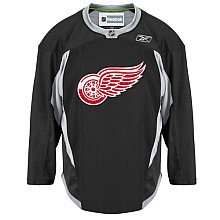 NHL Detroit Red Wings Practice Jersey (Black, XX-Large)