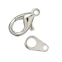 Small 14mm Lobster Clasp w/Tag - 18PK/Silver