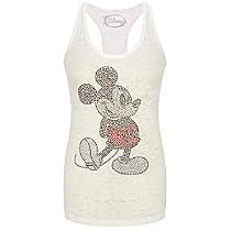 Disney Burnout Racerback Tank Mickey Mouse Top for Women