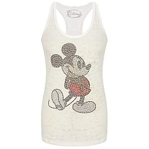 Disney Burnout Racerback Tank Mickey Mouse Top for Women