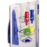 Review Stacks and Stacks  / Over-the-Door Chrome Shower Caddy (Chrome) (22.25