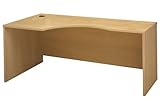 Left Corner Module - Series C Light Oak Collection - Bush Office Furniture  ....