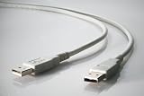 Mediabridge - Hi-Speed USB 2.0 Cable - A-Male to A-Male - BLACK - (6 Feet)