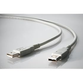 Mediabridge - Hi-Speed USB 2.0 Cable - A-Male to A-Male - BLACK - (6 Feet)