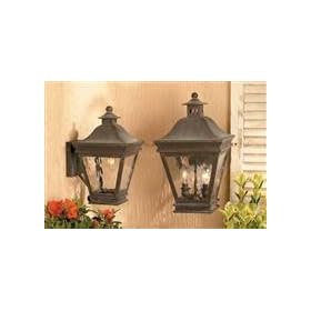 Artistic 5721 Landings 2 Light Wall Lantern Charcoal
