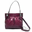 Coach Ashley Patent Leather Hippie Convertible Crossbody Bag 17953 Garnet Red