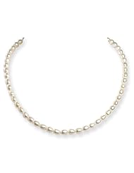 Sterling Silver 18 Inch White Freshwater Cultured Pearl Necklace