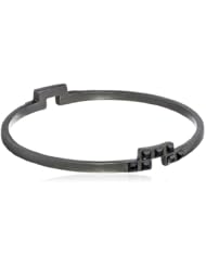 Sam Edelman Skinny Stone Set Bangle Bracelet, 2.88"