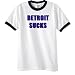 Detroit Sucks Ringer T-Shirt