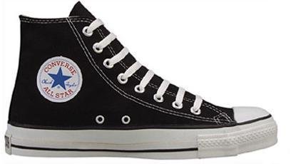 Converse Mens Black All star Hi Boot / Trainer, 7