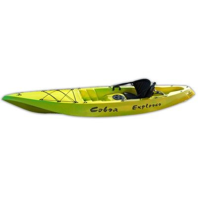 Cobra Explore Recreational Sit On Top Single Person Kayak (Red/Yellow)