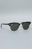 Ray Ban The 49mm Clubmaster Sunglasses in Mock Tortoise,Sunglasses for Unisex