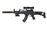 Silenced AK-47 with Working Flashlight