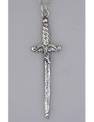 Dragon Protector Sword Pendant in Sterling Silver Made in America
